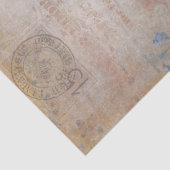 ヴィンテージブルーとホワイトフローラバタフライトンボ 薄葉紙 (詳細)