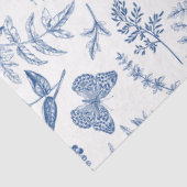 ヴィンテージブルーの中華感覚のデコページ 薄葉紙 (詳細)