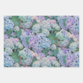 ヴィンテージブルーアジサイフローラ園 ラッピングペーパーシート (正面)