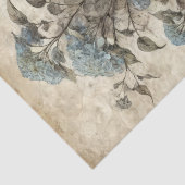 ヴィンテージブルーアジサイ – デコpage - 薄葉紙 (詳細)