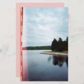 ヴィンテージブルーアワーレイク 便箋 (正面/裏面)