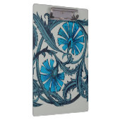 ヴィンテージブルーアンティークフラワーアーツ素朴 クリップボード (右)