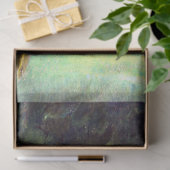 ヴィンテージブルーイエローマクズデクページティッシュペーパー 薄葉紙 (ギフト)