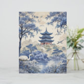 ヴィンテージブルーウィロードリームスクラップブック紙 (スタンド正面)