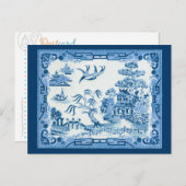 ヴィンテージブルーウィロー ポストカード (正面/裏面)