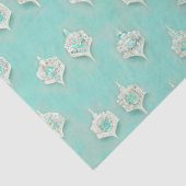 ヴィンテージブルーエレガントダイアモンズカスケード 薄葉紙 (詳細)