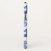 ヴィンテージブルーエレガントディアキツネカントリートワール Case-Mate iPhoneケース (裏面/右)