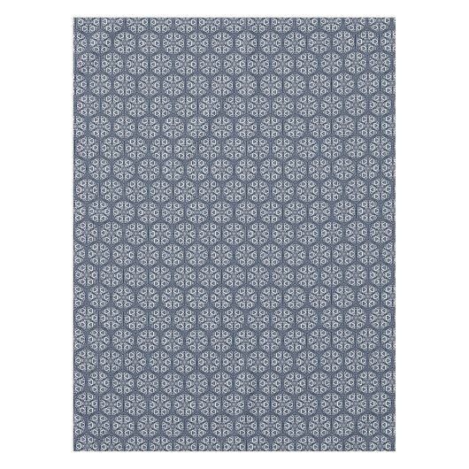 ヴィンテージブルーオスマントルコトレーサーグラフィック テーブルクロス (正面)