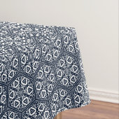 ヴィンテージブルーオスマントルコトレーサーグラフィック テーブルクロス (インサイチュ)