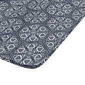 ヴィンテージブルーオスマン帝国ターキッシュトレーサリーオリエンタル カッティングボード (角)