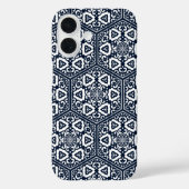 ヴィンテージブルーオスマン帝国ターキッシュトレーサリーオリエンタル Case-Mate iPhoneケース (裏面)