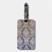 ヴィンテージブルーガラス燭台 ラゲッジタグ (裏面縦)