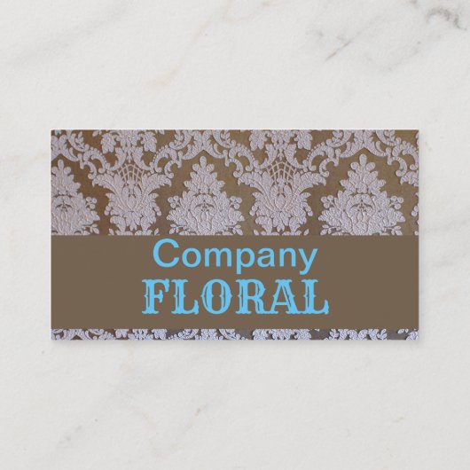 ヴィンテージブルーガラス燭台 名刺 (裏面)