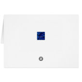 ヴィンテージブルーキャデラックカード (裏面横)