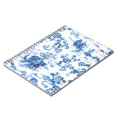 ヴィンテージブルークラシックとホワイトのパゴダチノワセリー ノートブック (左側)