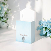 ヴィンテージブルークラシックボーイベビーシャワー フェイバーボックス