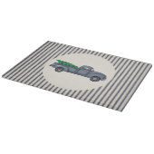 ヴィンテージブルークリスマスツリーのトラック切断板 カッティングボード (角)