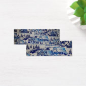 ヴィンテージブルークリスマスホリデービレッジ (デスク)