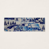 ヴィンテージブルークリスマスホリデービレッジ (裏面)