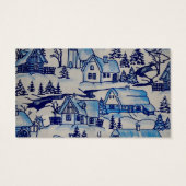 ヴィンテージブルークリスマスホリデービレッジ (裏面)