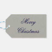 ヴィンテージブルークリスマスホリデービレッジ ギフトタグ (裏面横)