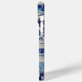 ヴィンテージブルークリスマスホリデービレッジ Case-Mate iPhoneケース (裏面 / 左)