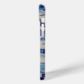 ヴィンテージブルークリスマスホリデービレッジ Case-Mate iPhoneケース (裏面 / 左)