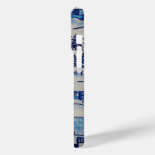 ヴィンテージブルークリスマスホリデービレッジ Case-Mate iPhoneケース (裏面 / 左)