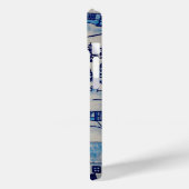 ヴィンテージブルークリスマスホリデービレッジ Case-Mate iPhoneケース (裏面 / 左)