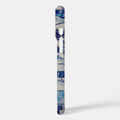 ヴィンテージブルークリスマスホリデービレッジ Case-Mate iPhoneケース (裏面 / 左)