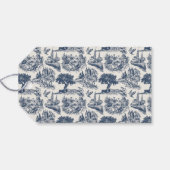 ヴィンテージブルークリームコントリーライフトワール誕生日 ギフトタグ (裏面横)