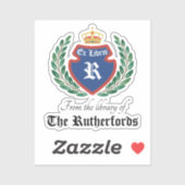 ヴィンテージブルークレストモノグラムクラウンリースエックスリバイス シール (シート)