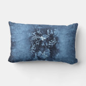 ヴィンテージブルーグレーププラスター ランバークッション (裏面)