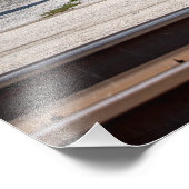 ヴィンテージブルーシェビー フォトプリント            (角)