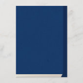 ヴィンテージブルーシックなチャプター結婚ページのカード挿入 エンクロージャーカード (裏面)