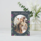 ヴィンテージブルーシック家族写真 シーズンポストカード (スタンド正面)