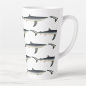 ヴィンテージブルーシャーク、水中競技海マリンライフ カフェラテマグ (右)