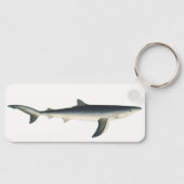ヴィンテージブルーシャーク、水中競技海マリンライフ キーホルダー (正面)