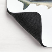 ヴィンテージブルーシャーク、水中競技海マリンライフ マウスパッド (コーナー)