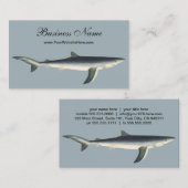 ヴィンテージブルーシャーク、水中競技海マリンライフ 名刺 (正面/裏面)