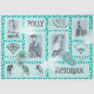 ヴィンテージブルーシリーズデザイン5 薄葉紙