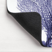 ヴィンテージブルーシーファンイラストレーションマウスパッド マウスパッド (コーナー)