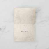 ヴィンテージブルーシーホースサンキューノート サンキューカード (内部)