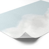 ヴィンテージブルースカイ子供部屋ポスター ポスター (角)