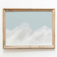 ヴィンテージブルースカイ子供部屋ポスター