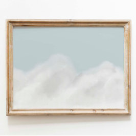 ヴィンテージブルースカイ子供部屋ポスター ポスター