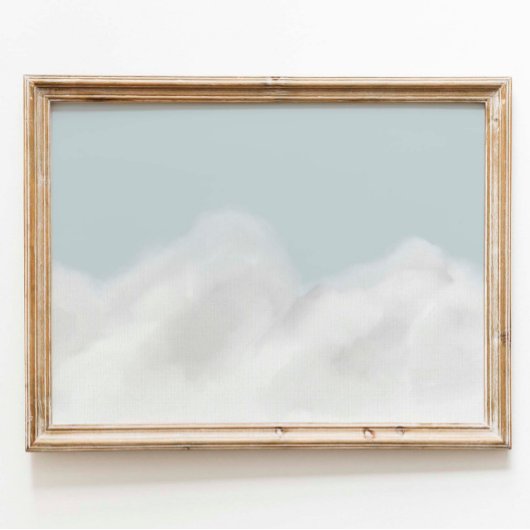 ヴィンテージブルースカイ子供部屋ポスター ポスター