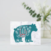 ヴィンテージブルースカンジナビアベア ポストカード (スタンド正面)