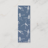 ヴィンテージブルースケルトン名ブックマーク スキニー名刺 (正面)