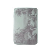 ヴィンテージブルースワンレイクバスマット バスマット (正面縦)